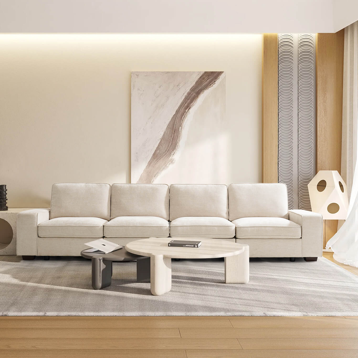 Sofa filling: fiber, foam and feather options