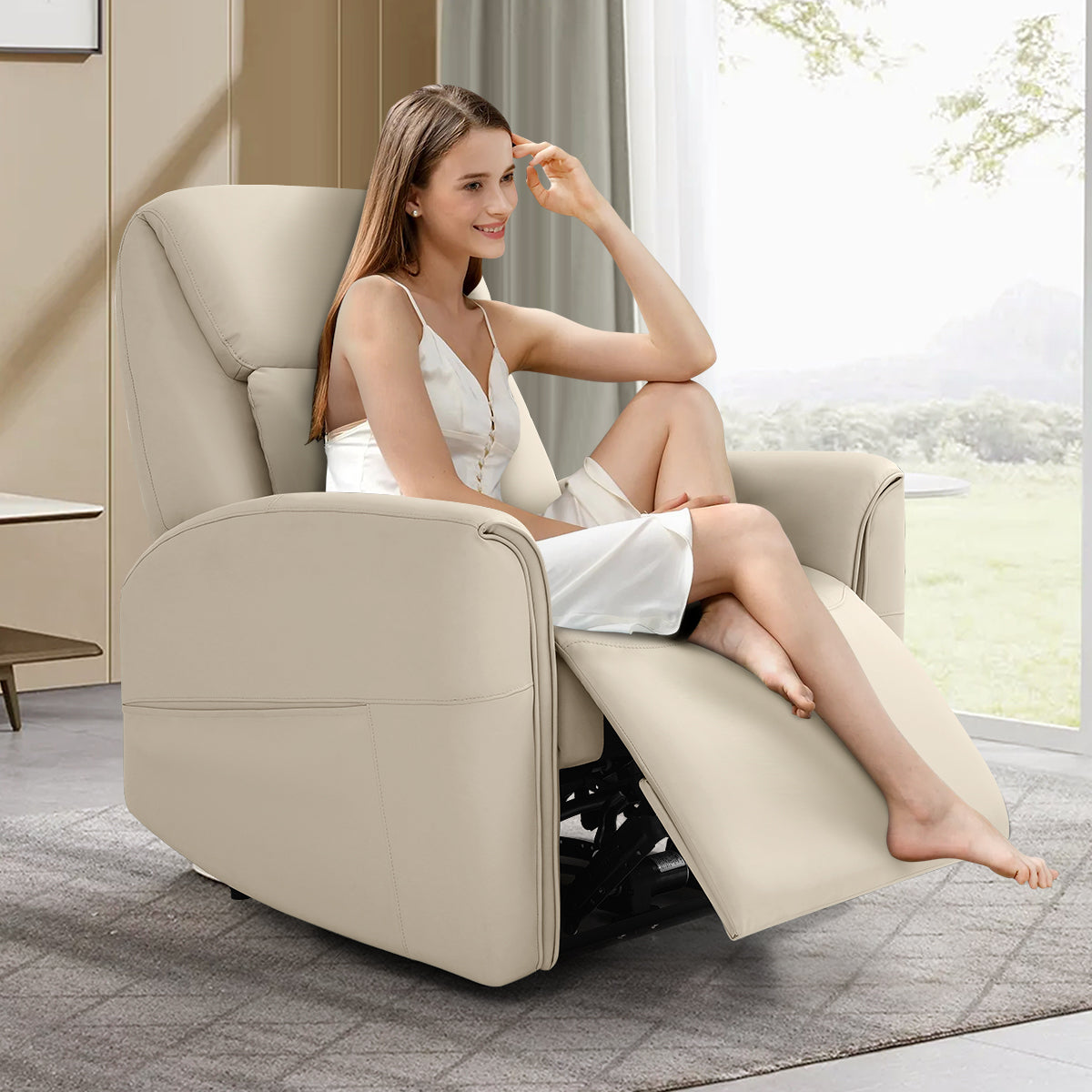 Premium Adjustable Recliner with Kneading Massage