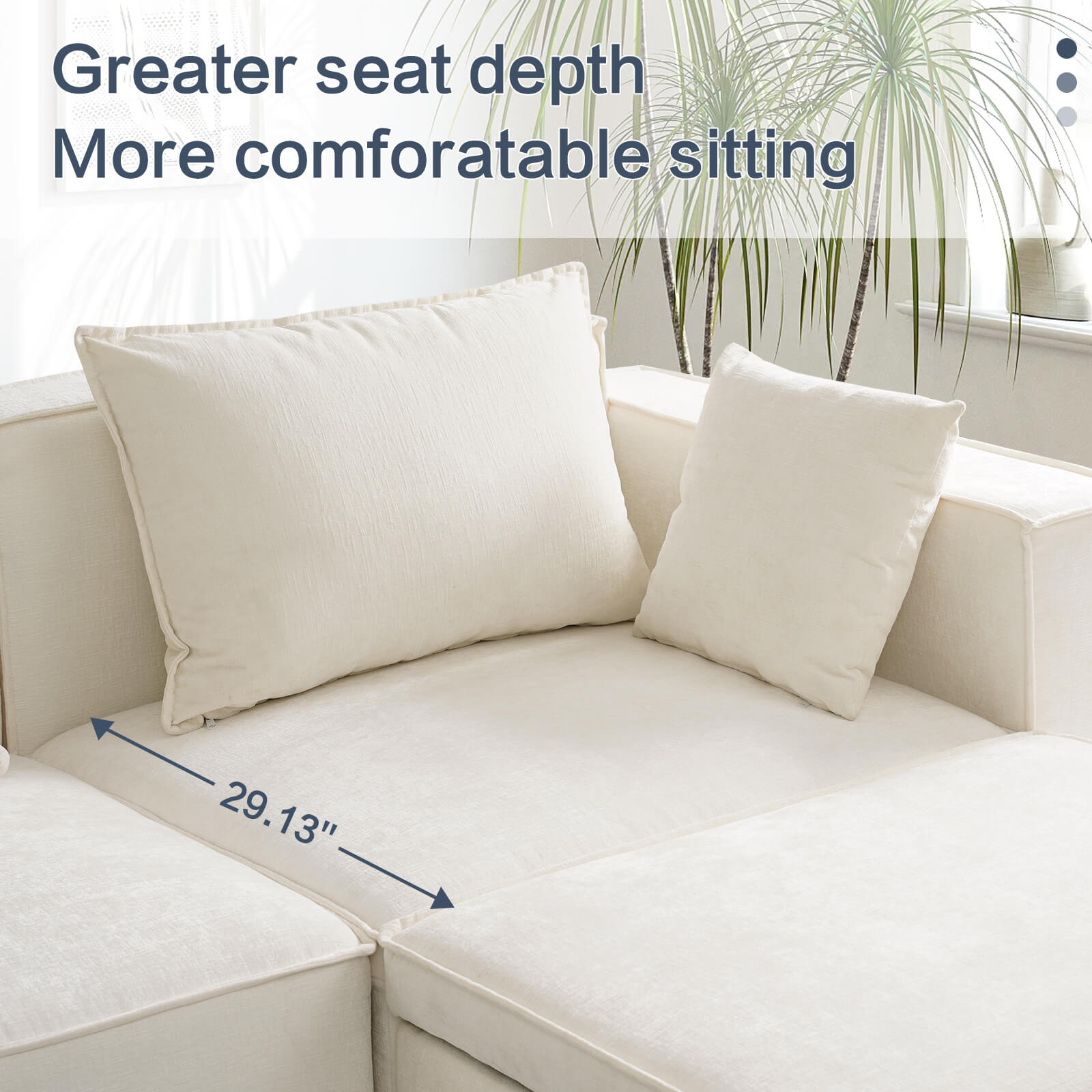 Modular Sectional 5 Seat Sofa, Extra Large U Shaped Couch with Storage & Pet Ottoman