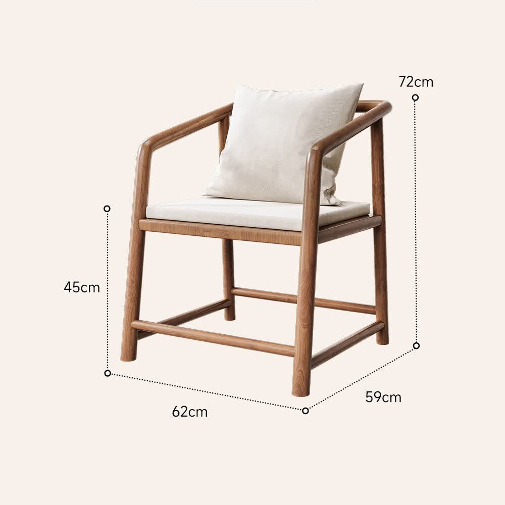 Modern Chinese Zen Solid Wood Tea Table Set with Modular Seating