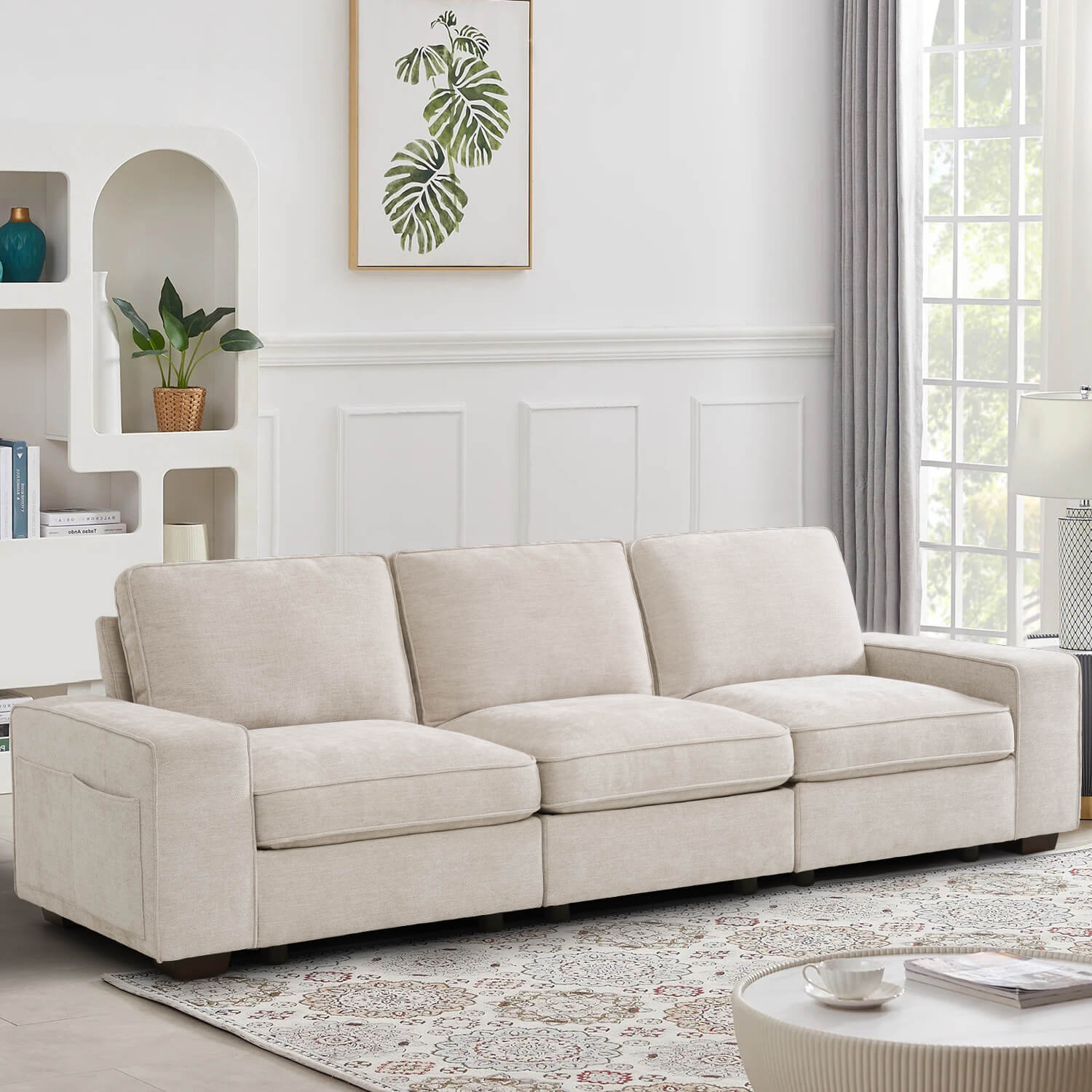 Modular Sectional Sofa for Living Room with Storage