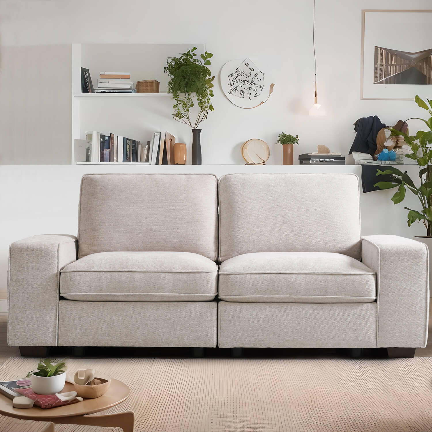 Modular Sectional Sofa for Living Room with Storage