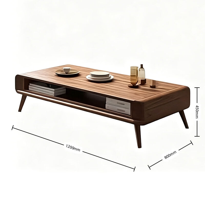 Modern Chinese Black Walnut & Genuine Leather Straight Sofa Set –  Mortise & Tenon Frame