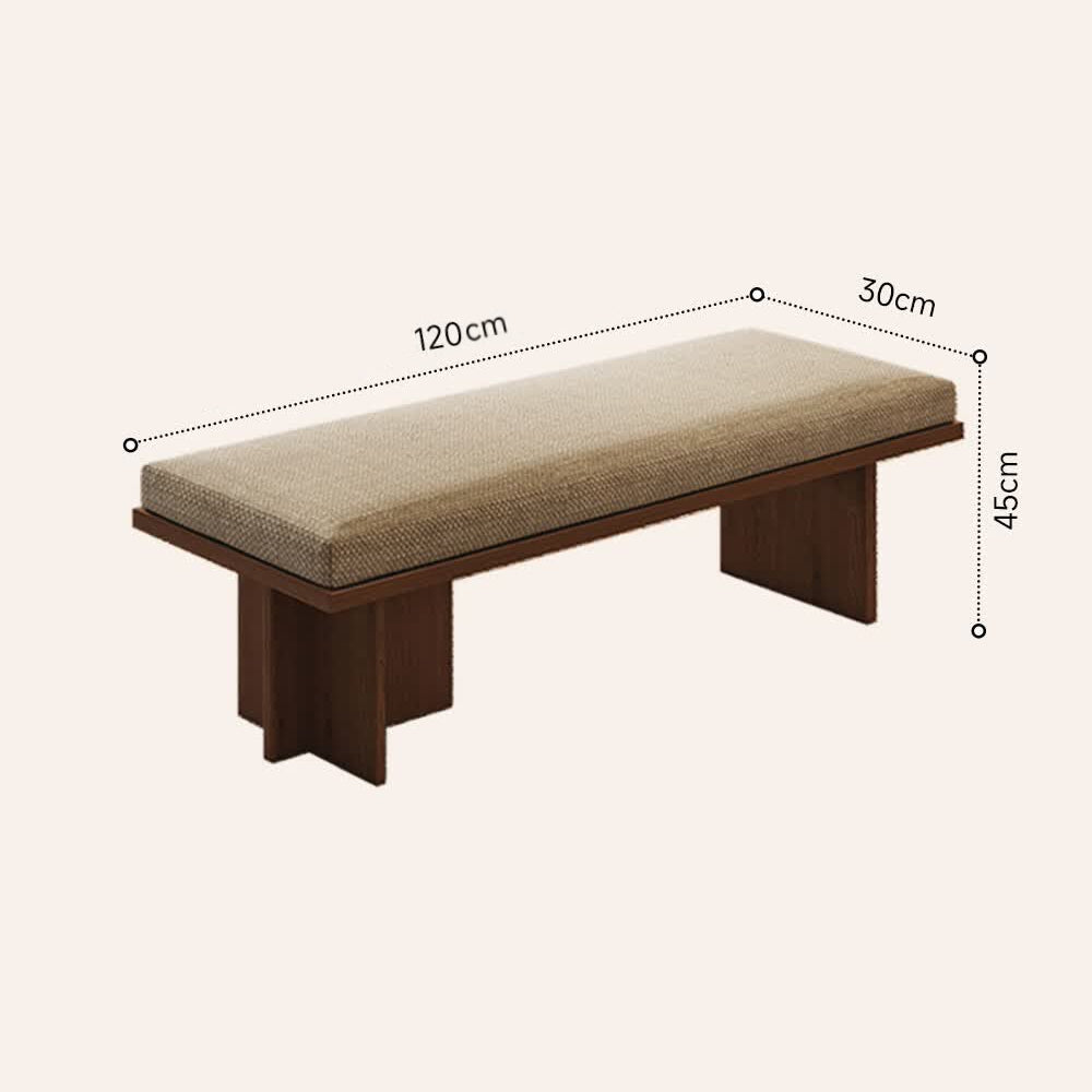 Modern Chinese Zen Solid Wood Tea Table Set with Modular Seating