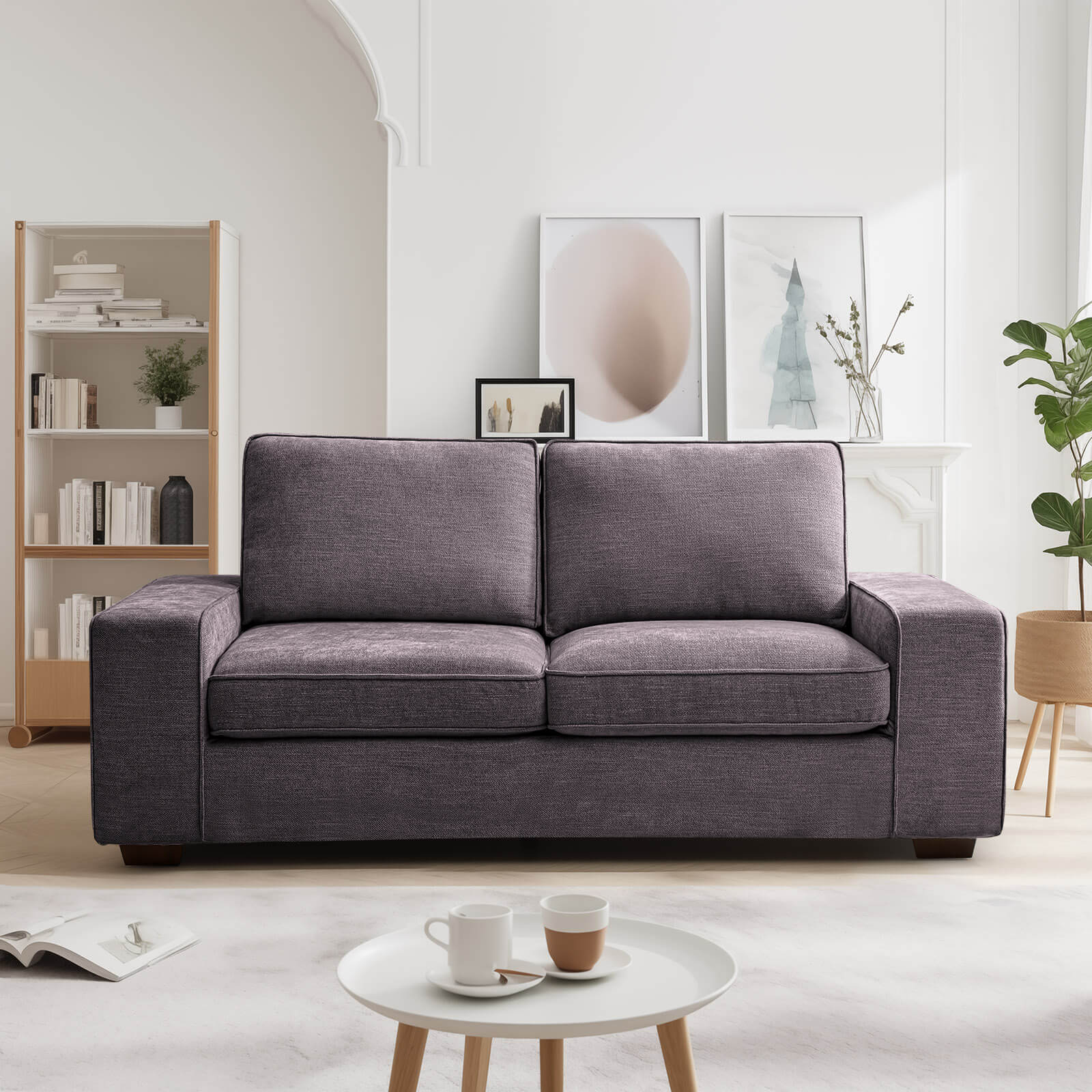 Modern Living Room Sofa, Chenille Sofa/Easy to Install