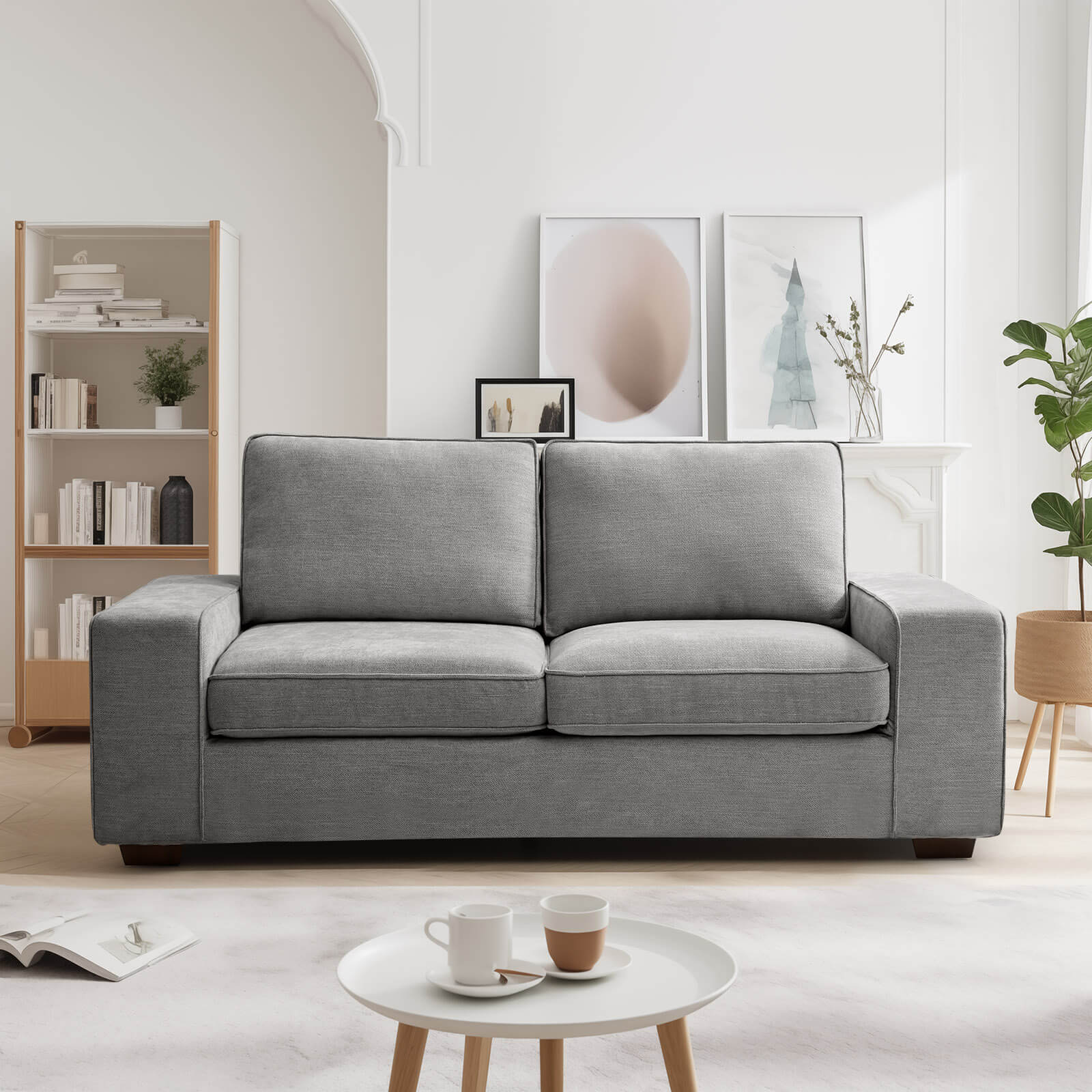 Modern Living Room Sofa, Chenille Sofa/Easy to Install