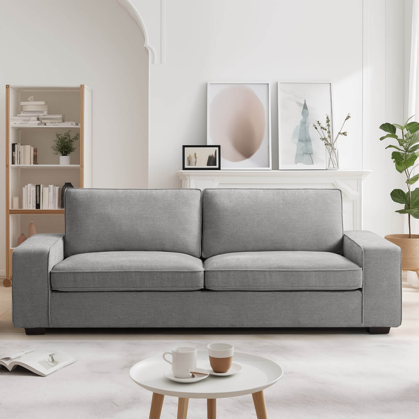 Modern Living Room Sofa, Chenille Sofa/Easy to Install