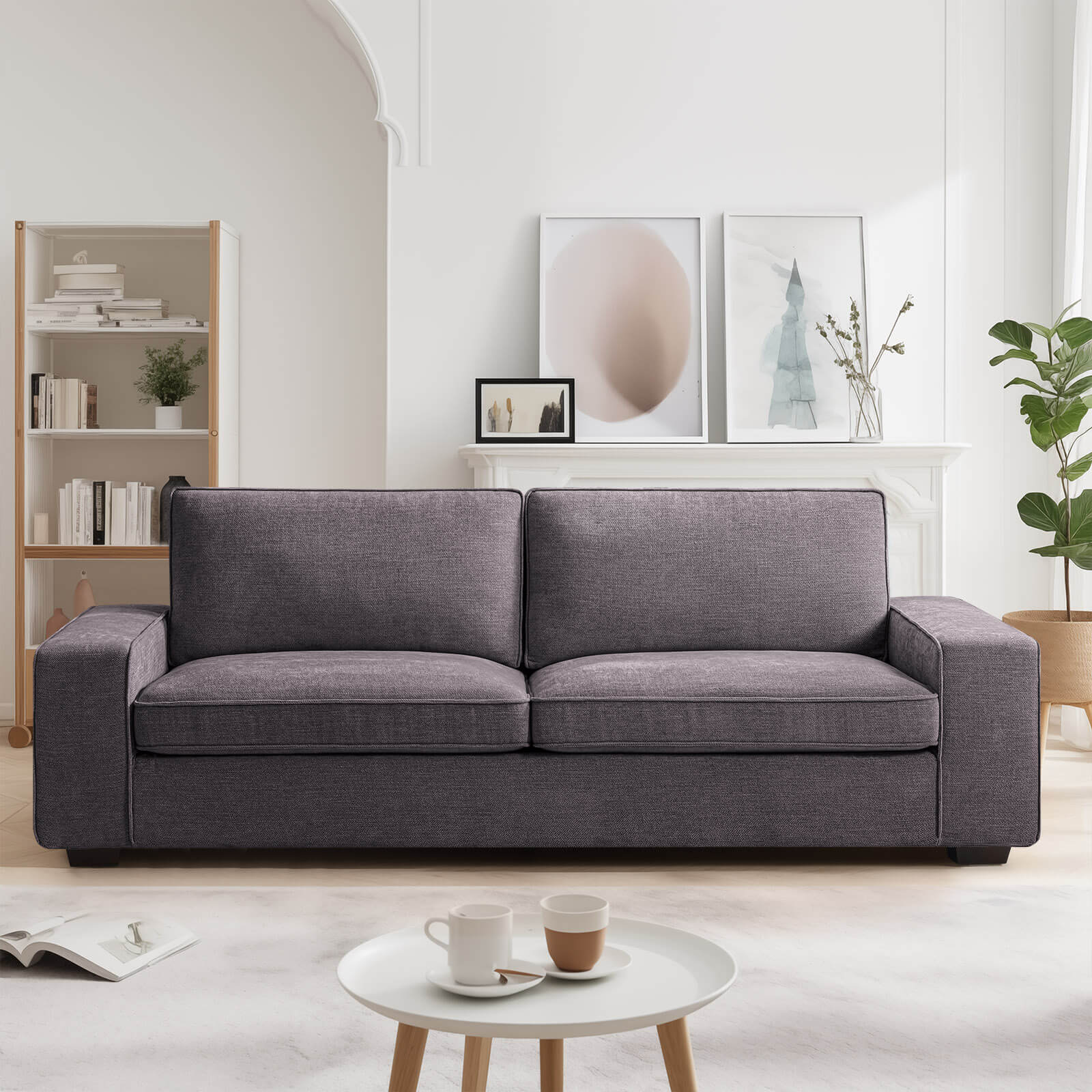 Modern Living Room Sofa, Chenille Sofa/Easy to Install