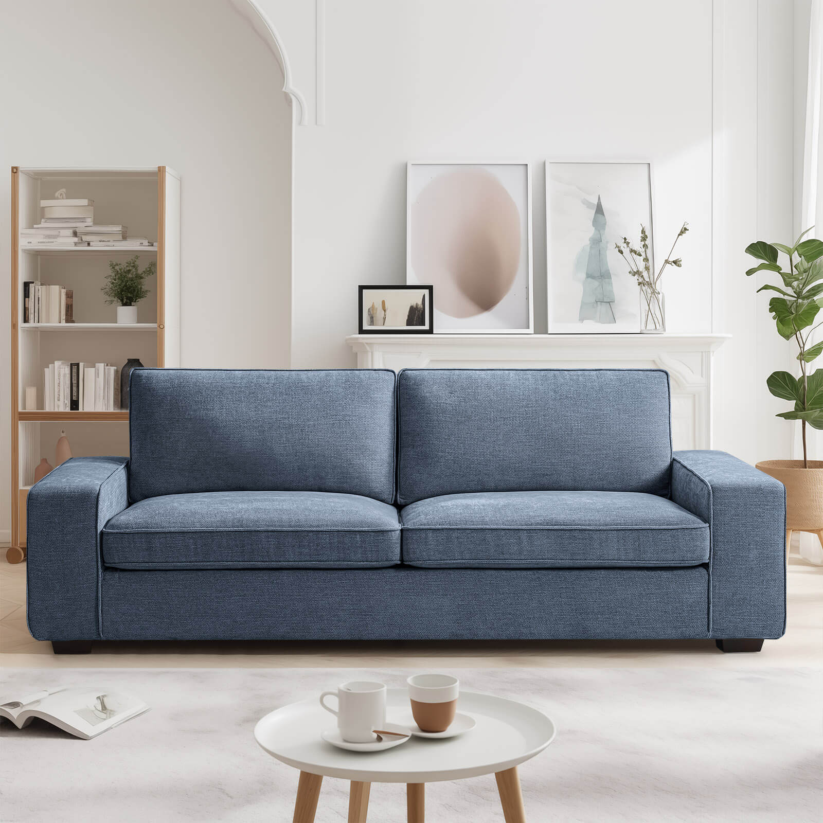 Modern Living Room Sofa, Chenille Sofa/Easy to Install